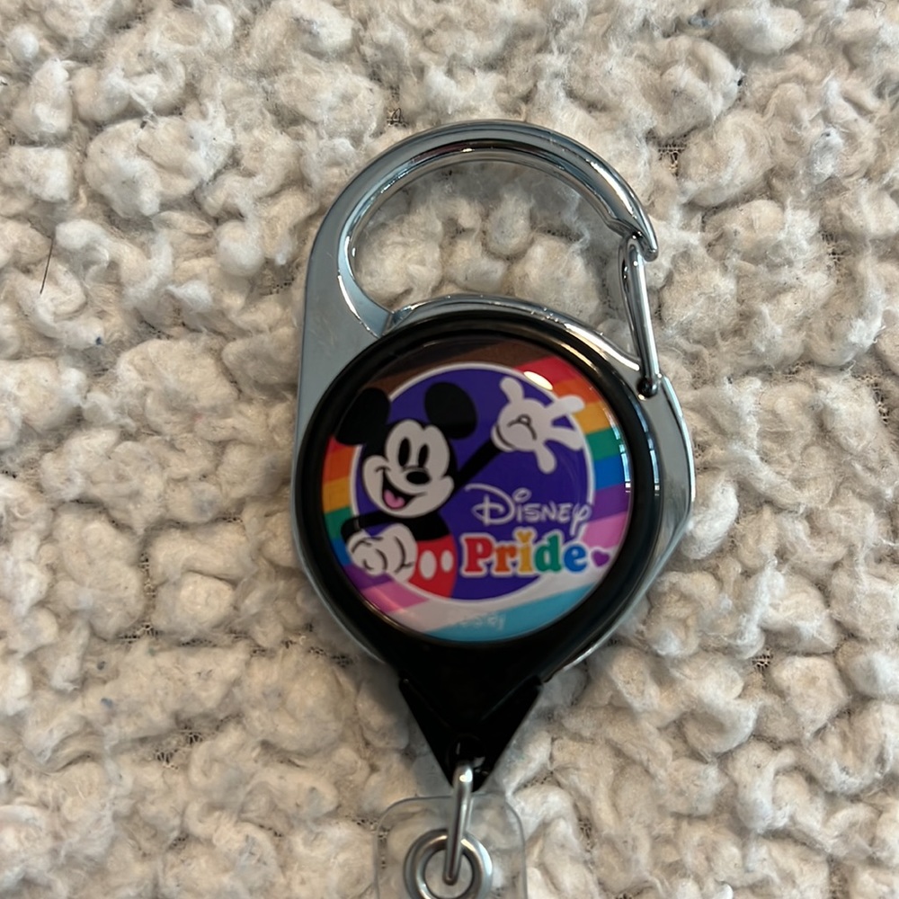 Disney Pride Mickey Mouse Inclusive Diversity - Retractable Badge Holder 🌈🌈